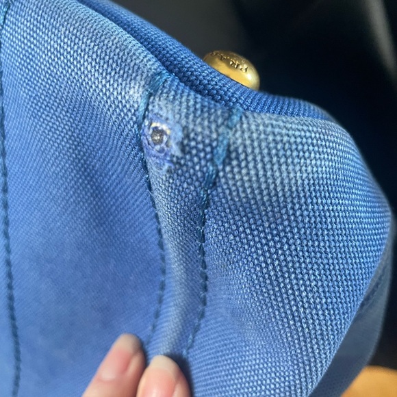 Prada blue denim tote - Picture 10 of 11